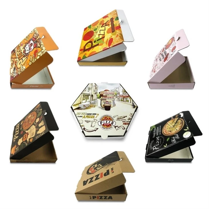 Šarena kutija za pizzu koja se može reciklirati