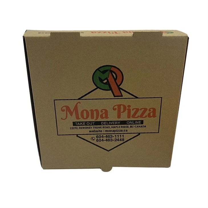 Personalized Luxury Corrugated Board Delivery Pizza Box